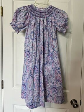 Be Mine Girls Bishop Smocked Dress size 6x
